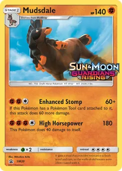 SM Black Star Promos Mudsdale Pokémon card